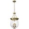 Nuvo Boliver 3-Light Pendant 11 in. Vintage Brass Clear Seeded Glass 60/7801 - alternate 3